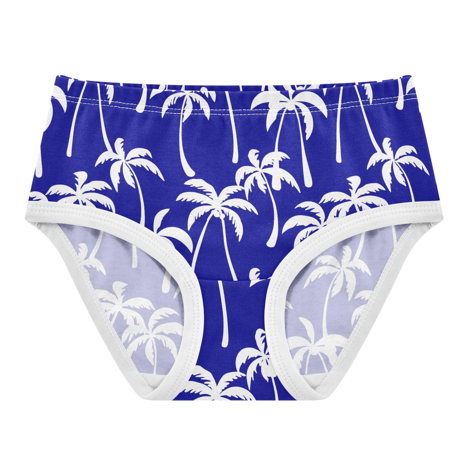 Summer Palm Tree Blue Toddler Girlss Underwear 2T 2302218