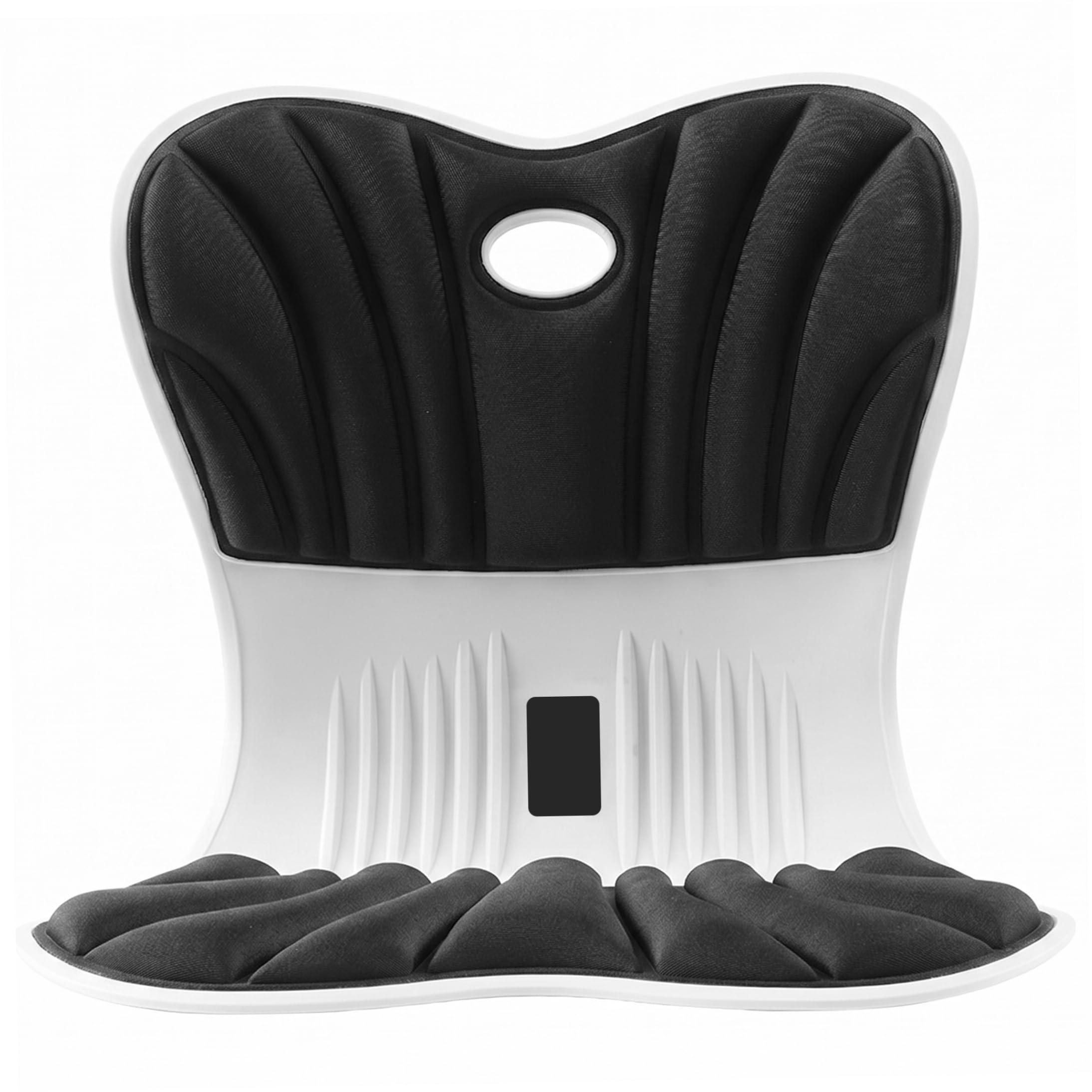 Grtheenumb Back Support for Chair, Correct Posture Lumbar Support for Office Chair, Plus Size Back Cushion with High-Density Memory Foam, Black (18x15x14 Inch)