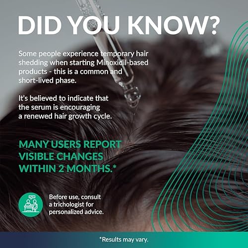 Miniatura 4 de Minoxidil para hombres 5%  Crecimiento del cabello, kit de crecimiento de barba Minoxidil 5 por ciento + vitamina E, ginseng, extracto de jengibre,