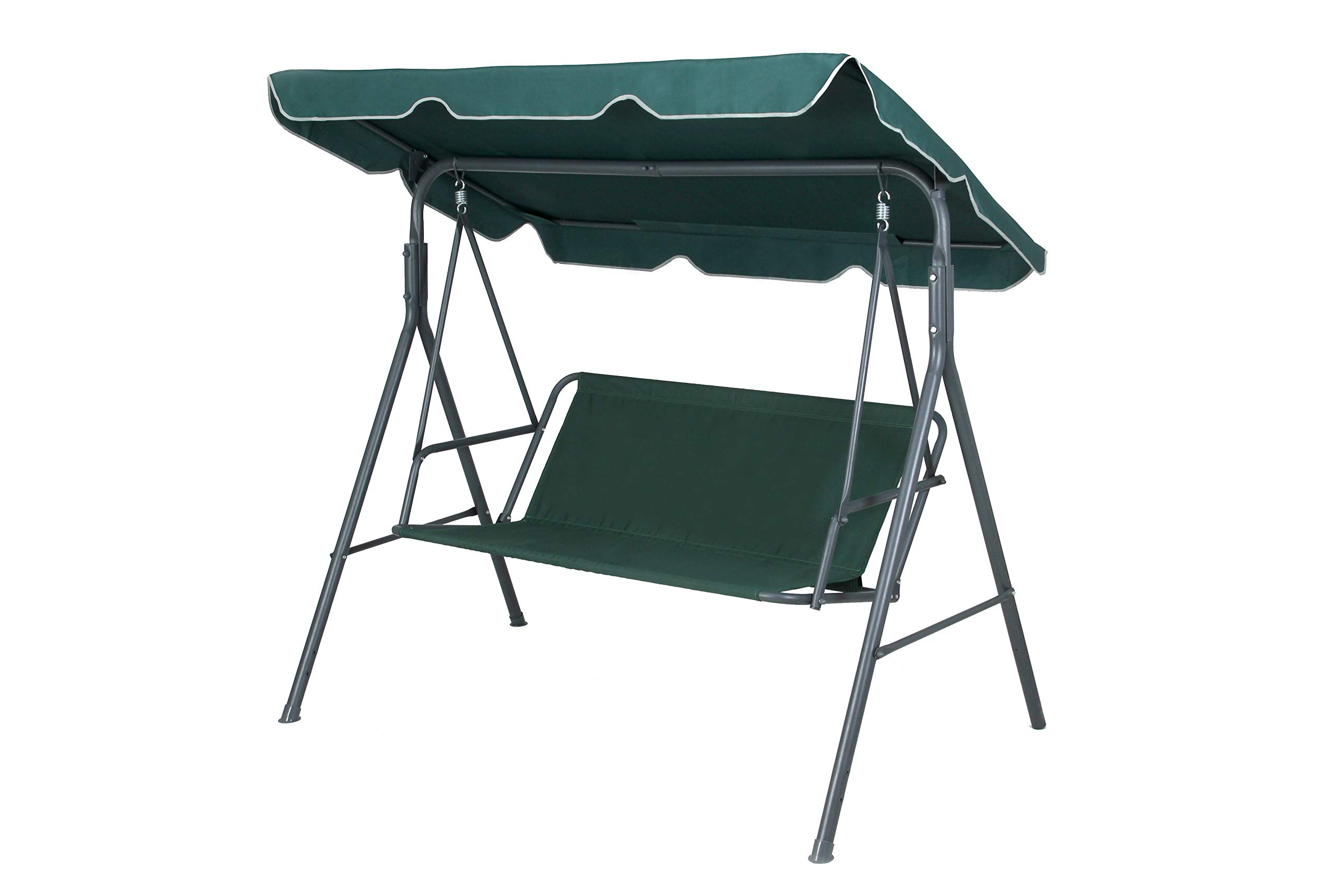 Copriseduta Dondolo Da Giardino 138x50x50cm | Beige | Impermeabile E UV Resistente - Foto 2