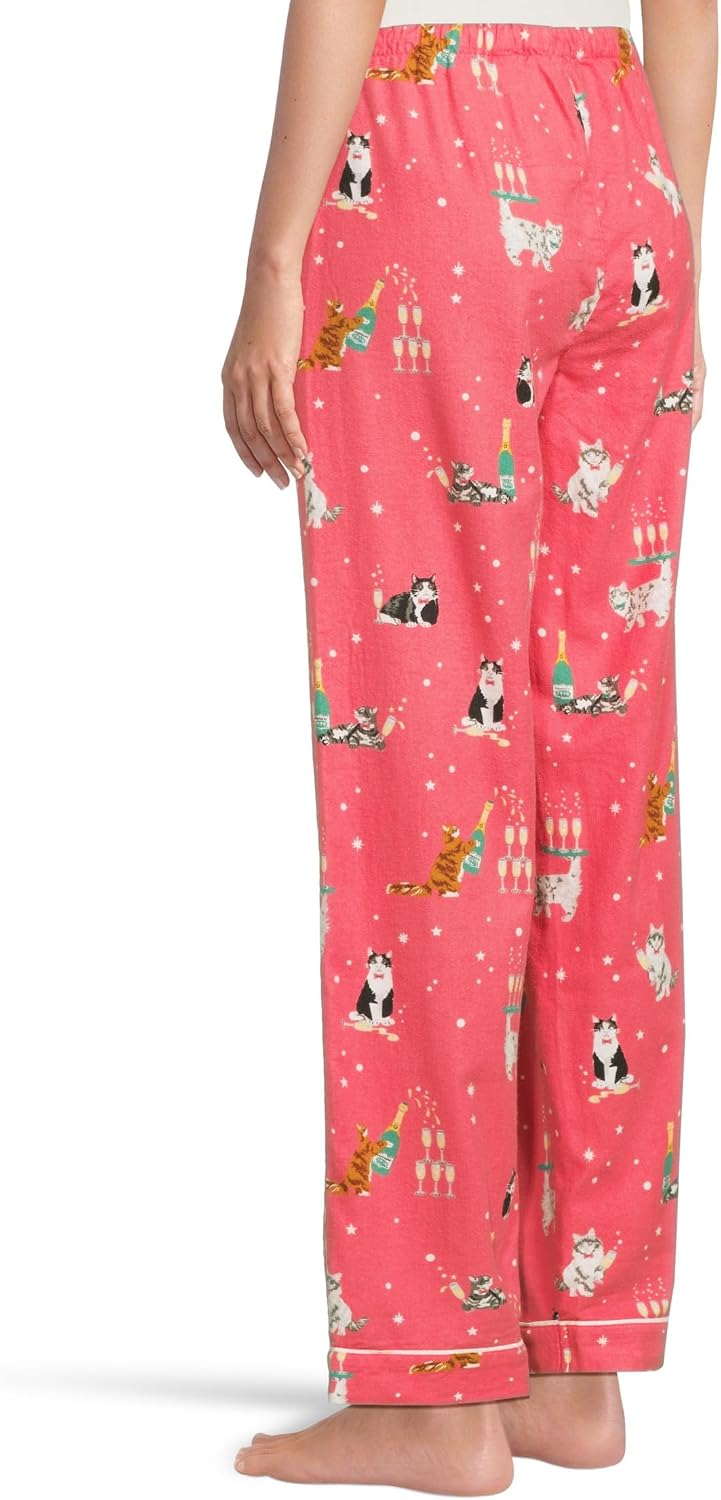 PJ Salvage Women's Flannel Drawstring Pajama Pant Bottom