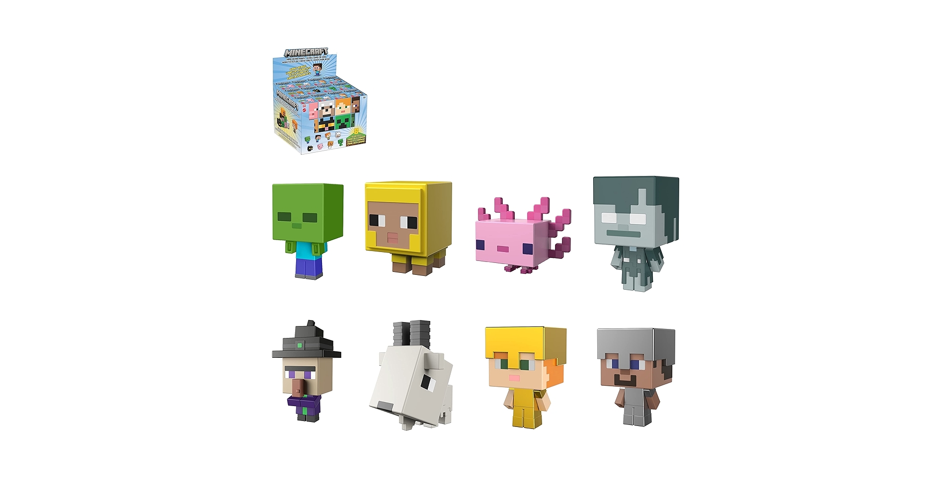 【新品未開封30個セット★】マインクラフト　モブヘッド ミニフィギュア　箱付き！ 新品未開封30個セット☆】マインクラフト モブヘッド ミニフィギュア