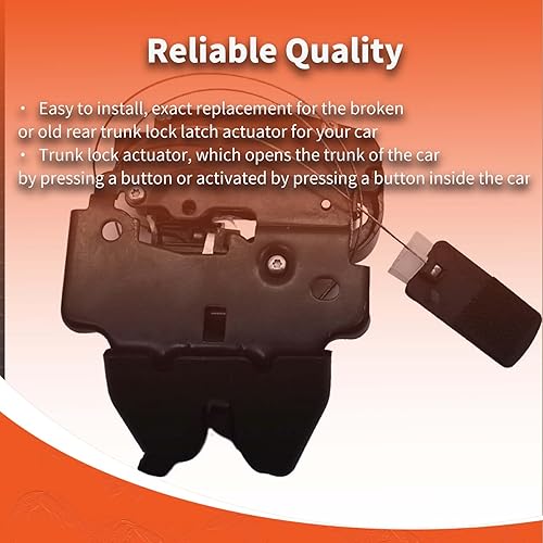 Miniatura 5 de labwork Reemplazo del actuador del pestillo de bloqueo del maletero trasero para Nissan Sentra 84630-3SG0A 2013-2018