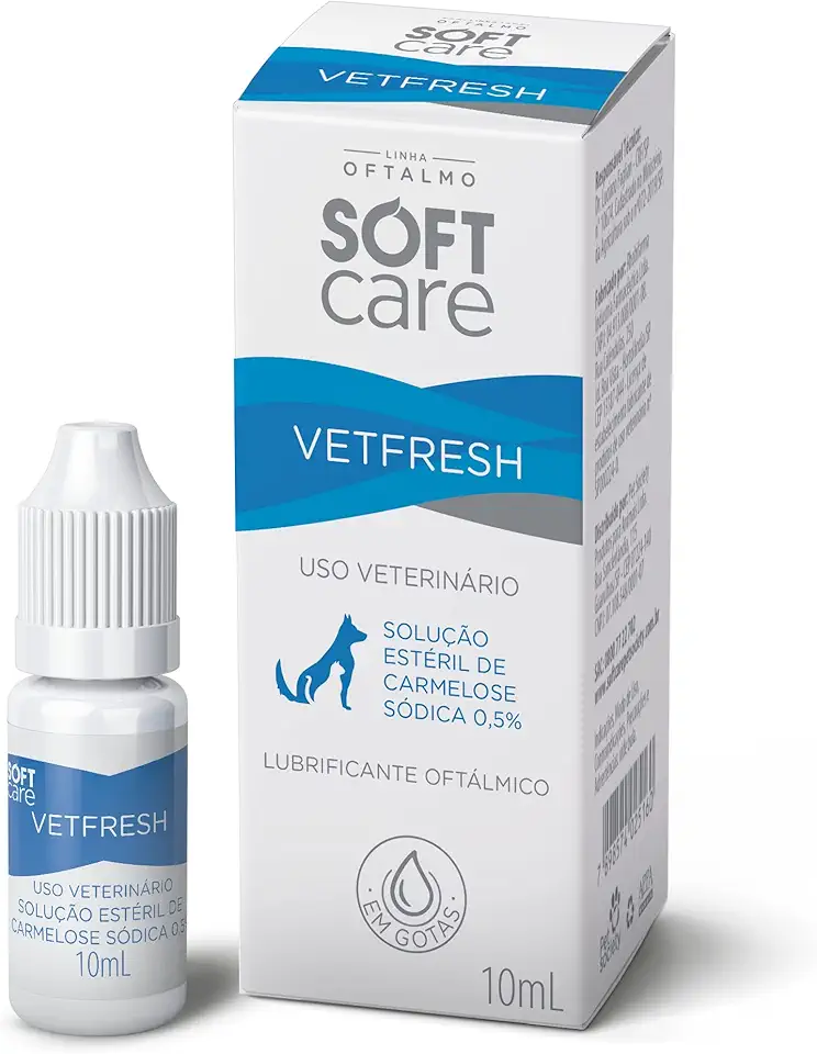 Soft Care Vetfresh Lubrificante Oftálmico 10ml para cães e gatos by Pet Society