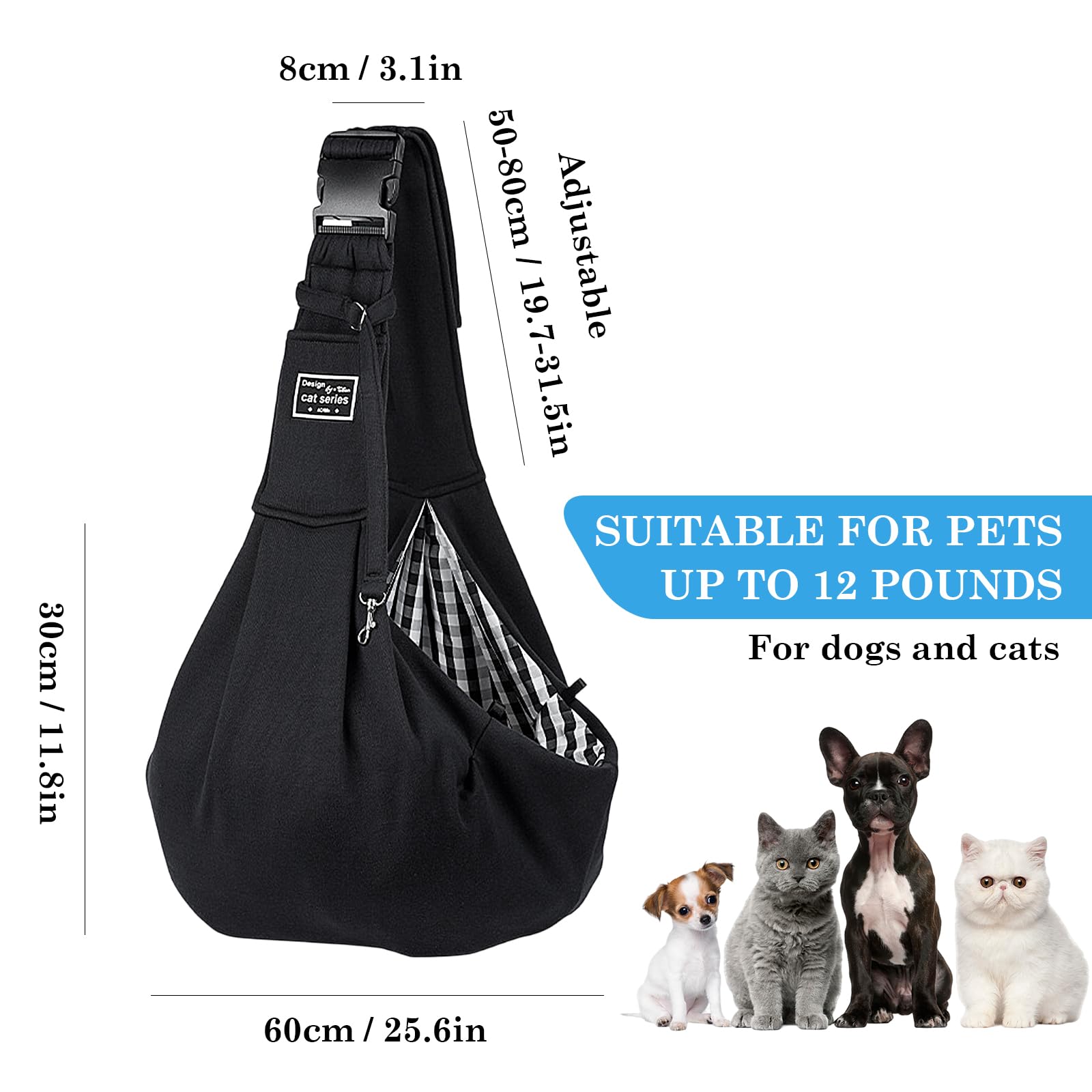 Ziyonix Puppy Sling Carrier - Image 2