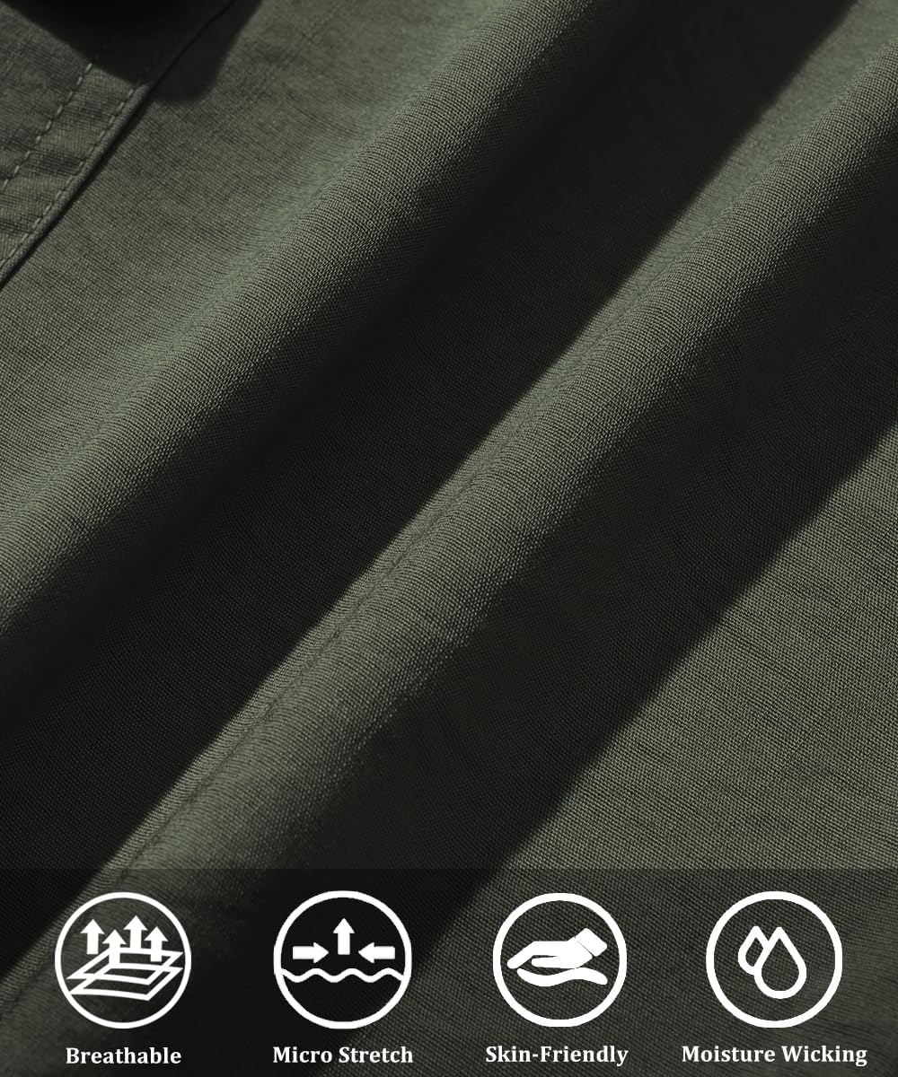 YuKaiChen Women's Capris Hiking Summer Pants Outdoor Athletic Casual with Pockets - Image 6