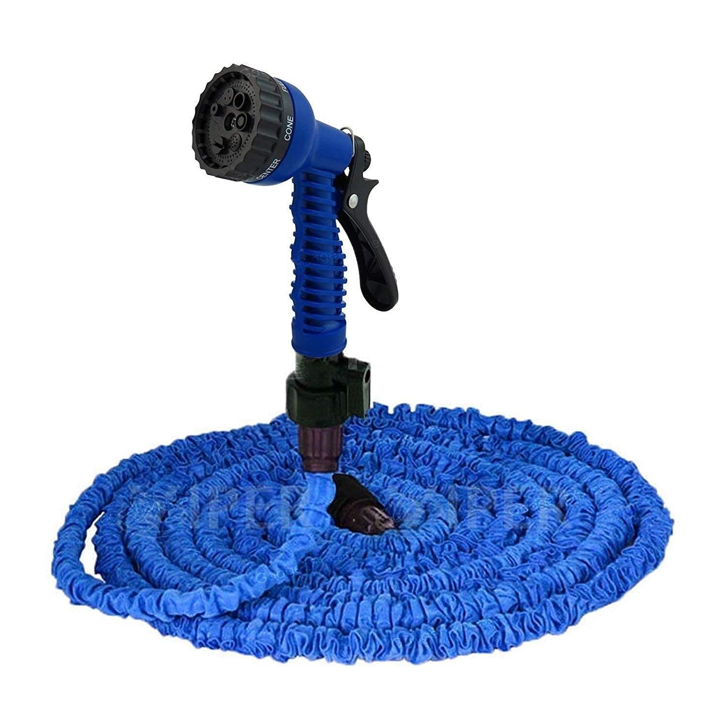 Magic Hose Pipe 15 Meter with Spray Gun | Expandable Flexible Water Hose for Garden Watering, Car Washing & Home Cleaning (Multicolor)-image-36