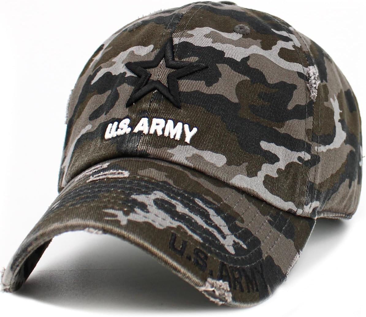 KBETHOS® US Army Officially Licensed Baseball Cap Military Adjustable Hat