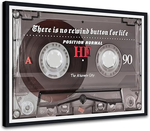 Miniatura 109 de Novatique Arte de pared inspirador retro, cinta de cassette, arte de pared, citas inspiradoras, ilustraciones para adolescentes, citas positivas,