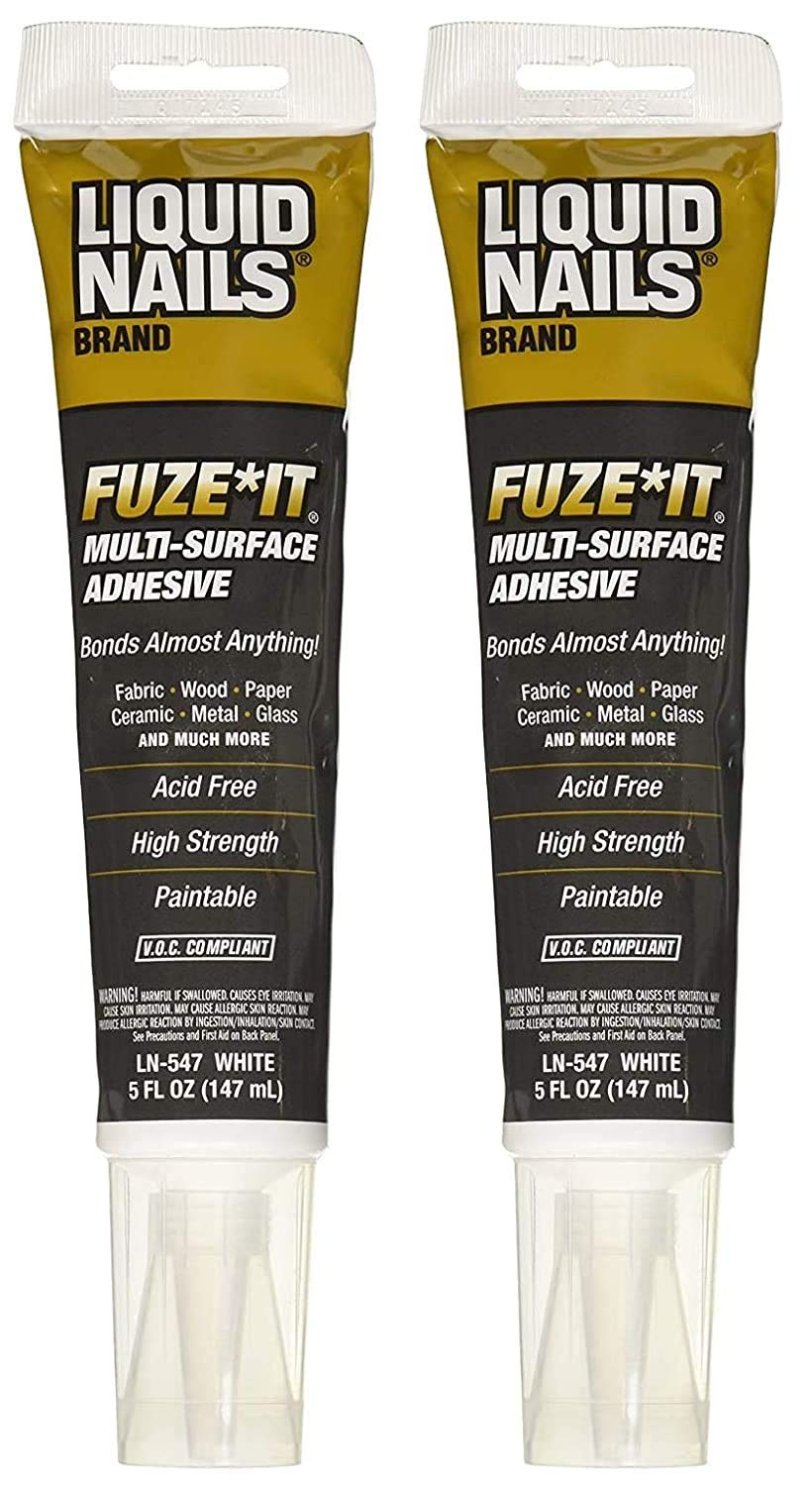 Liquid Nails LN-547 FuzeIt Multi-Purpose Repair Adhesive (5-Ounce) (?wo ?ack)