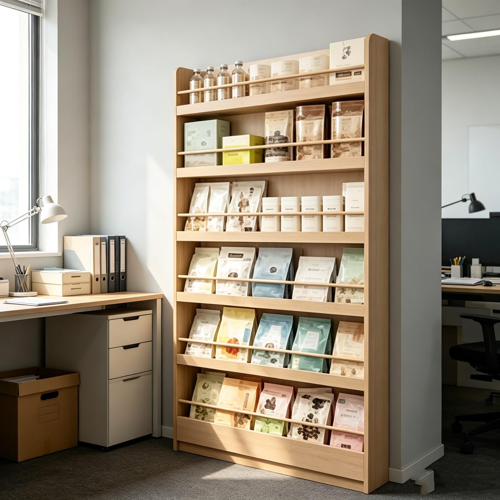 LCNDKF Packaged Goods Storage Display Organizer
