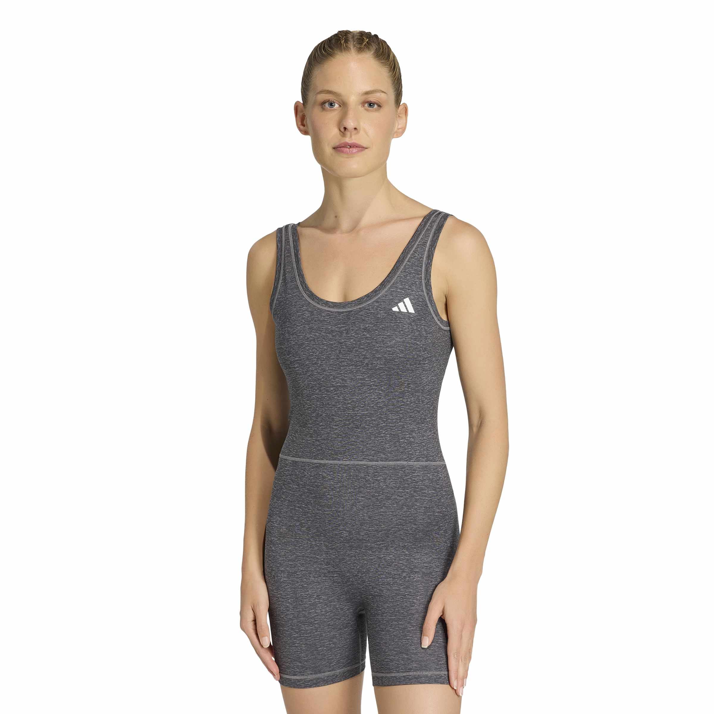 adidas Optime Essentials Workout Heather Onesie Body Mujer