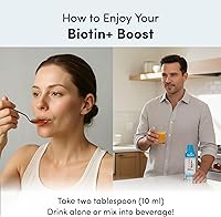 Vista 6 de Vida Lifescience Aurora Nutrascience - Suplemento potenciador de colágeno de biotina ultra liposomal de 10,000 mcg, apoya el cabello, la piel