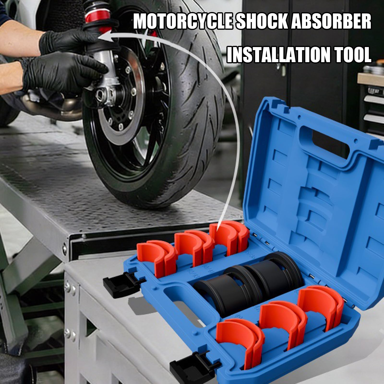 Strumento Professionale per la rimozione del paraolio per motociclette con Design con Impugnatura Antiscivolo per Meccanici Appassionati Fai da Te Strumento per estrattore per paraolio per