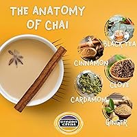 Vista 7 de Oregon Chai Concentrado de Té Chai Sin Azúcar, 32 Onzas Líquidas (Paquete de 6)