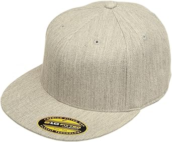 Flexfit Mens 210 Fitted Flat Bill Cap