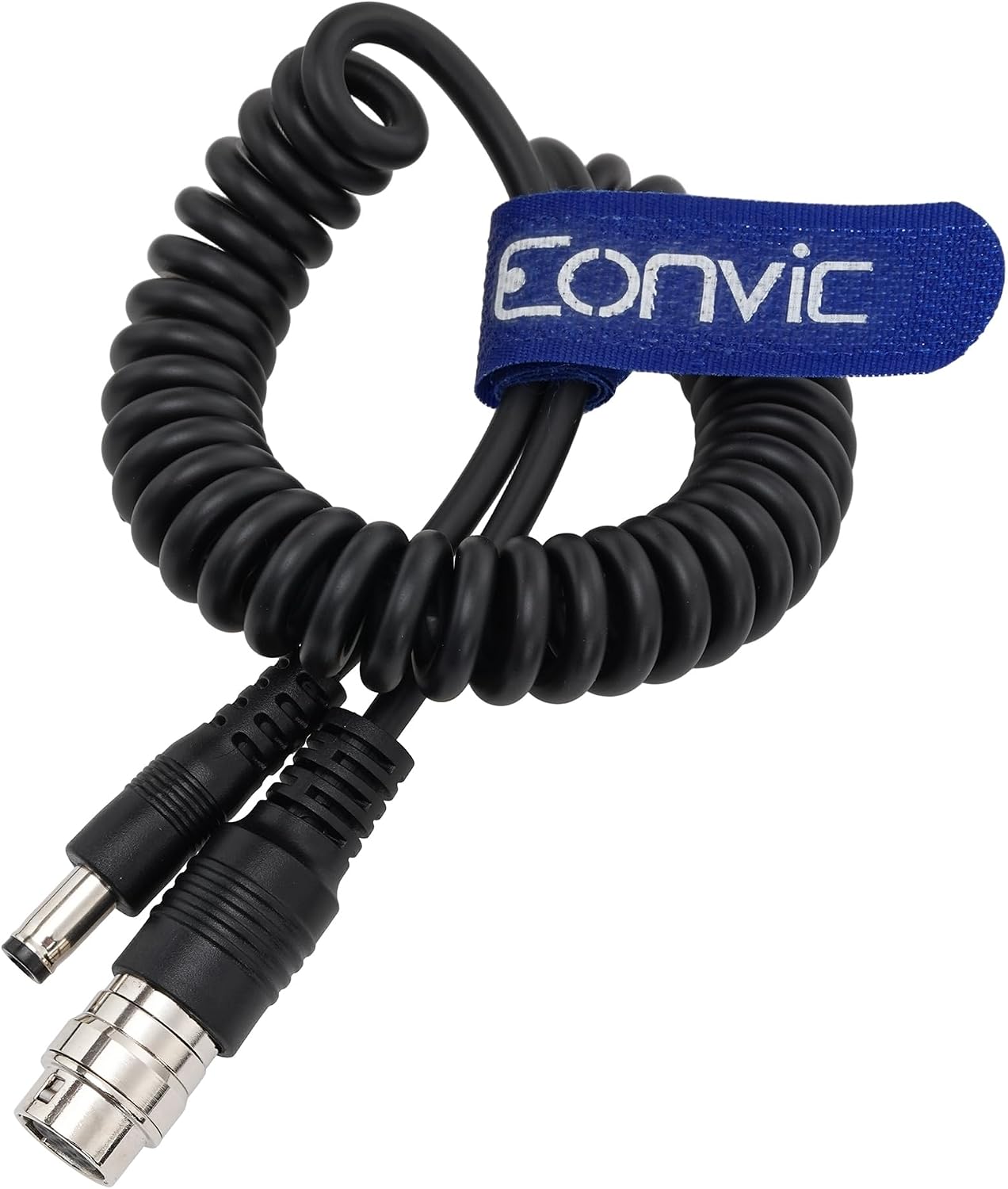 12 Pin Female Hirose to 12V DC Coiled Power Cable for GH4 B4 2/3" Fujinon Canon Nikon Camera Lens