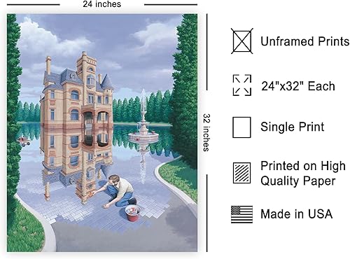 Vista 241 de Poster Master Póster de alpaca – Impresión de alpacas en pastizales – Arte de fotografía – Regalo para hombres, mujeres y amantes de los animales