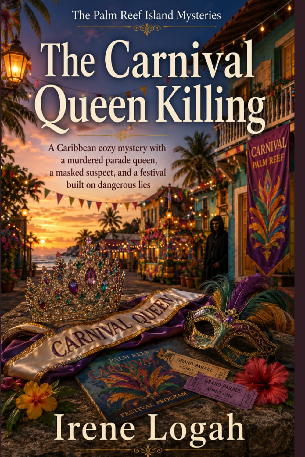 The Carnival Queen Killing: A Caribbean cozy mystery with a murdered parade queen, a masked suspect, and a festival built on dangerous lies (The Palm Reef Island Mysteries)