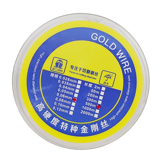 Alambre de separación de pantalla de aleación de tungsteno y acero de 0,06 mm para reparación de LCD y digitalizador, compatible con teléfonos inteligentes, línea de corte de alta resistencia a la tracción, 500 m, con caja de almacenamiento miniatura 2