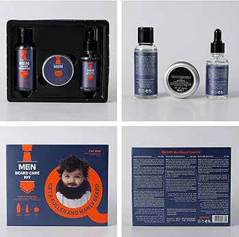 ひげアソートセット Amazon | 完全なひげグルーミングキット ひげ洗浄/シャンプー ひげ