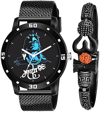 Blue MAHADEV in Black CASE with Black MAHADEV KADA