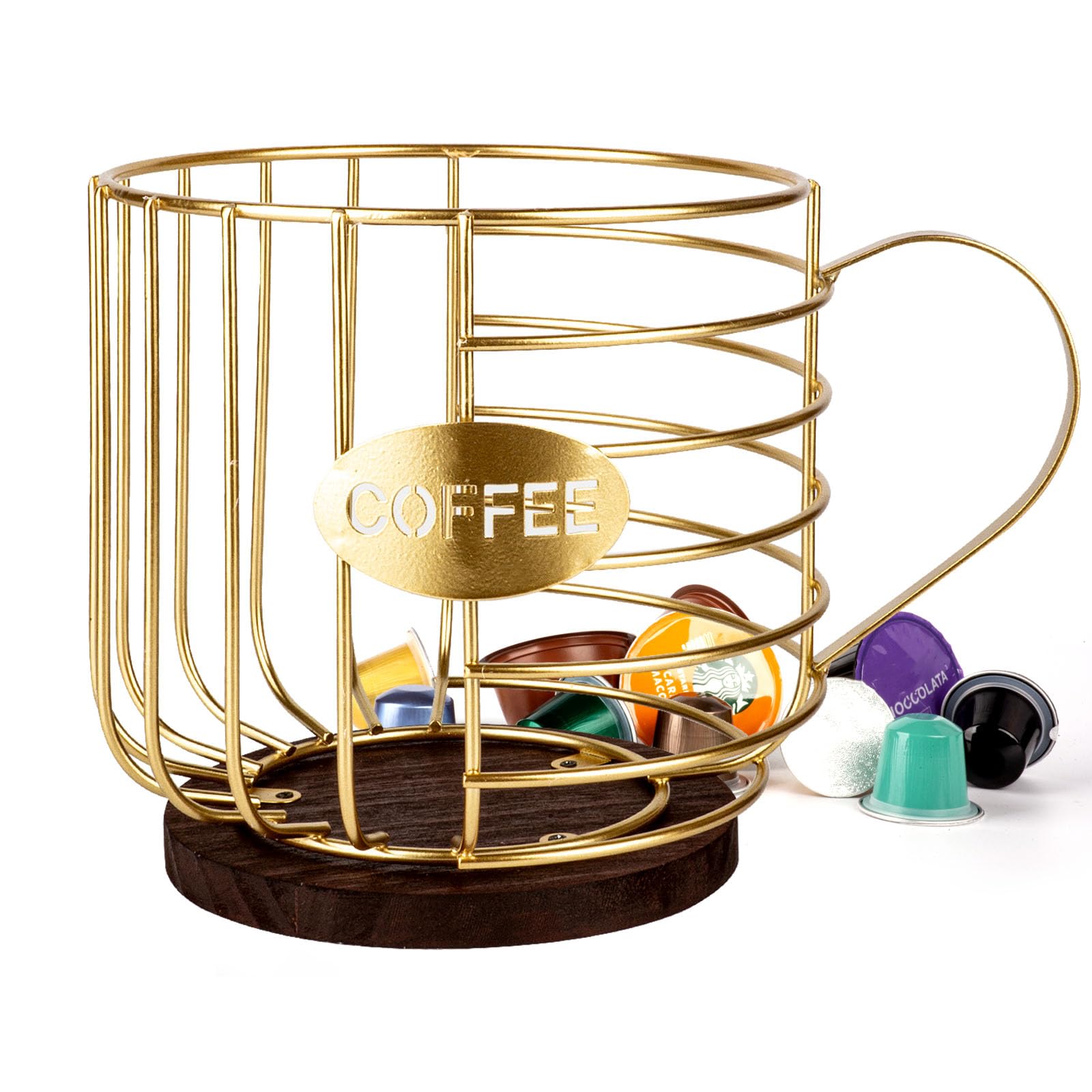 Porte-capsules pratique pour libérer l'espace de comptoir et trier vos dosettes