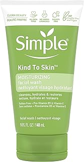 Simple Kind to Skin Face Wash Cleanser for All Skin Types Moisturizing Cleanses and Hydrates 5 oz