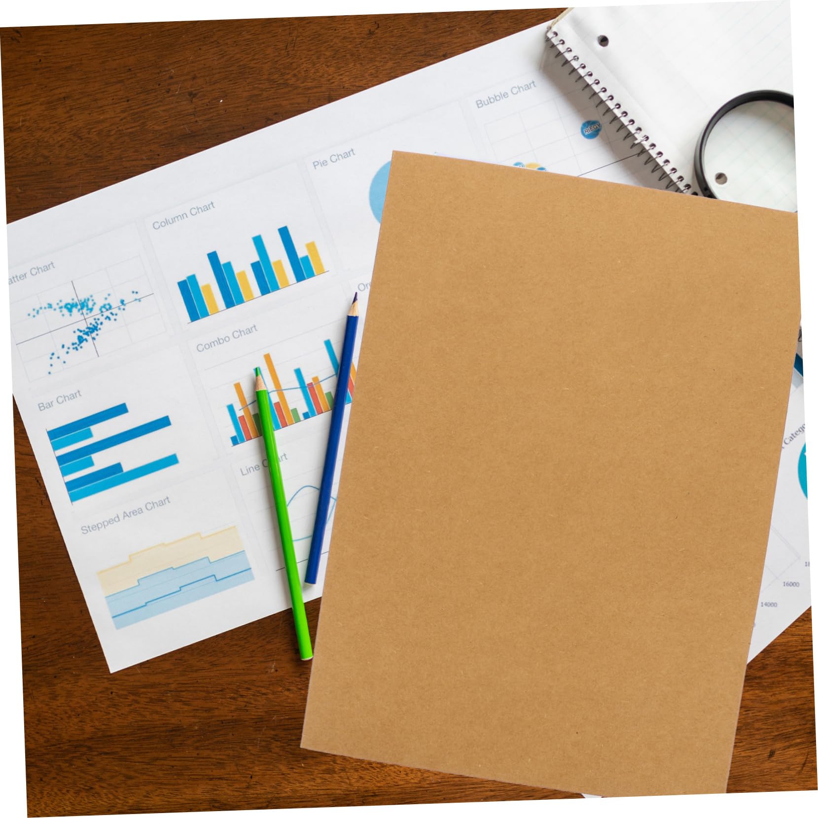 DOITOOL 20pièces Chemises Kraft Lot Pour Organiser Documents Et Usage Bureau Et