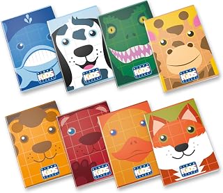Pigna, Maxi Quaderno Kids, f.to A4 21x29,7 cm., pagine 80 + risguardo, carta 80 g/m², interno 0C, Righe con Margini, Copertine Assortite, 10 pezzi