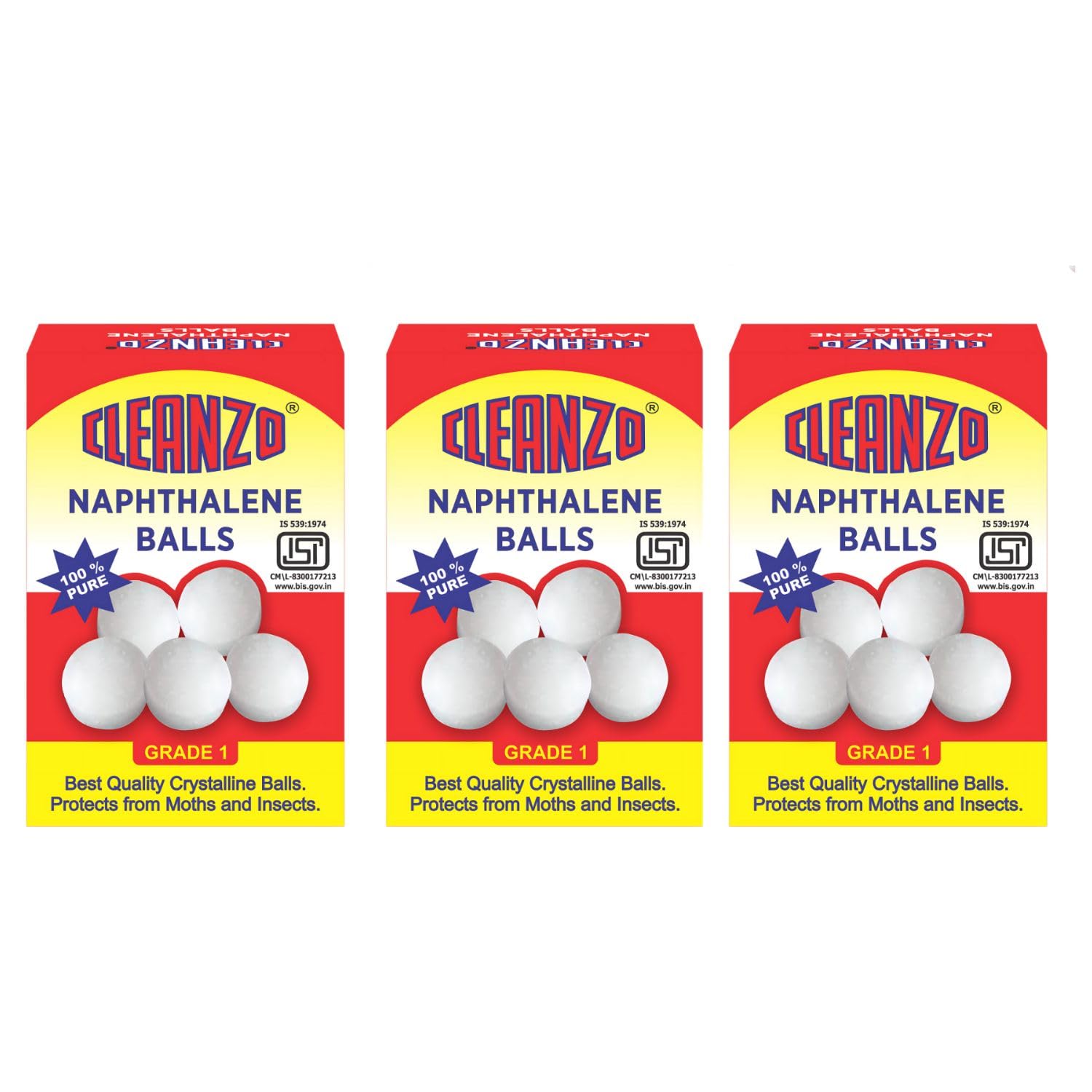 Naphthalene Balls White Kapoor Goli Stain-Free Insect Repellant Mothballs Sanitary Cubes for Commercial Use Cloth Wardrobe - 200g-image-27