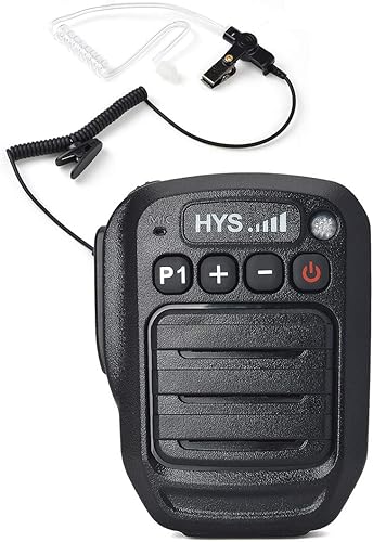 Miniatura 6 de HYS Micrófono Bluetooth para la aplicación Zello, micrófono inalámbrico con PTT - IP66 impermeable, carga tipo C, batería de 1000 mAh, tiempo