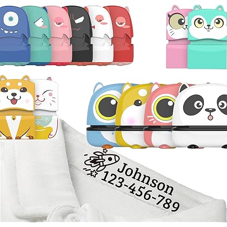 Create Custom Name Stamps for Kids Clothes and Nursery Essentials