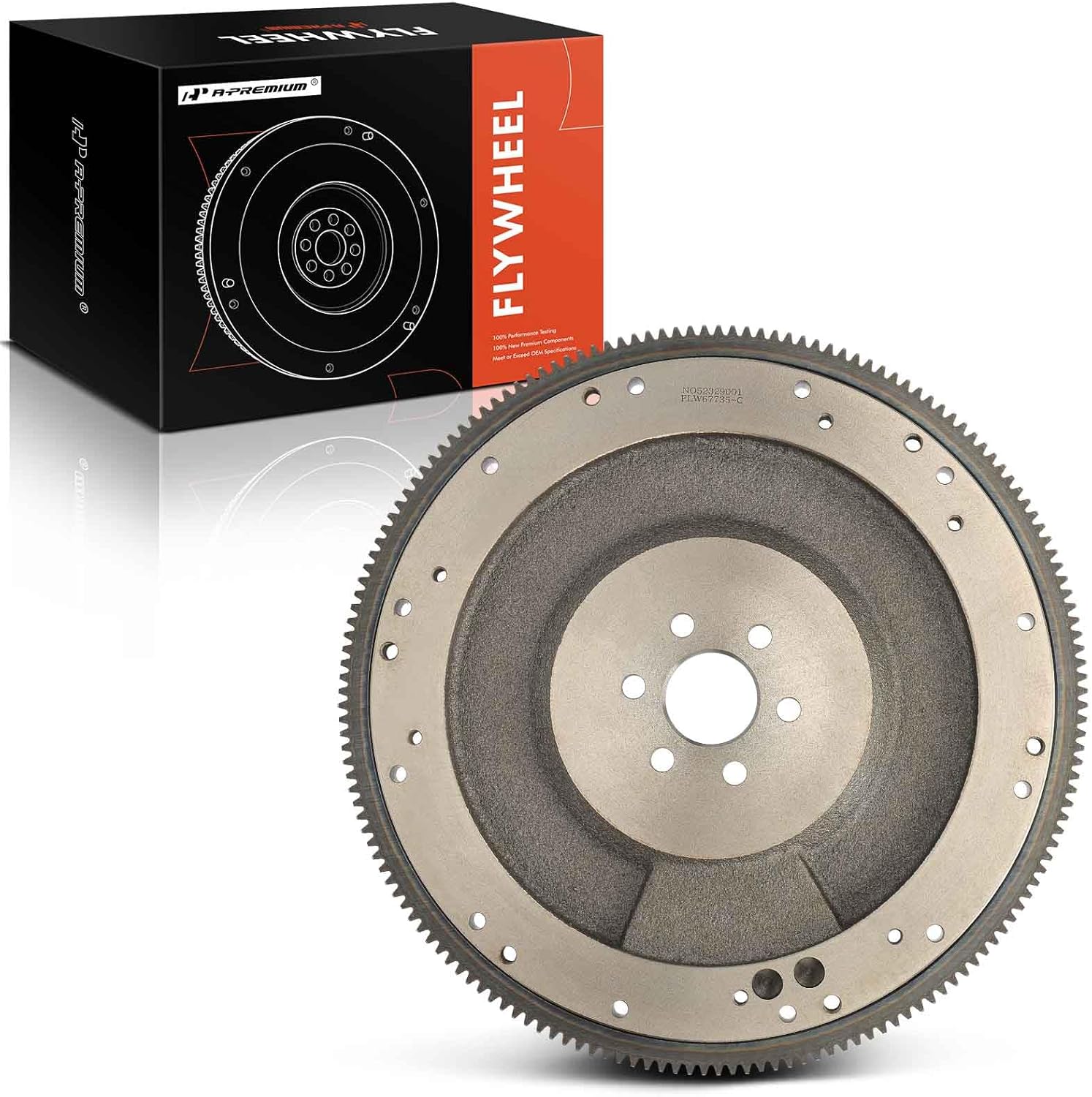 A-Premium Clutch Flywheel Compatible with Ford F-100 1982-1983 1974-1980, F-150 1977-1994, F-250 1980 1981 1983-1993, F-350 1981-1993, E-250 Econoline 1982 1987, Bronco, Ranchero, Manual Trans.