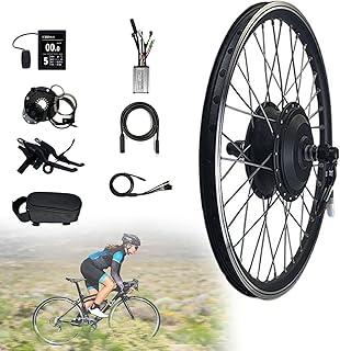 E-Bike Kit 20" 24" 26" 27.5" 28" 29" 700C Electric Bike Conversion Kit Front Motor Wheel, 36V/48V 250W 350W 500W Electric Bicycle Conversion Motor Kit E-Bike Cycling