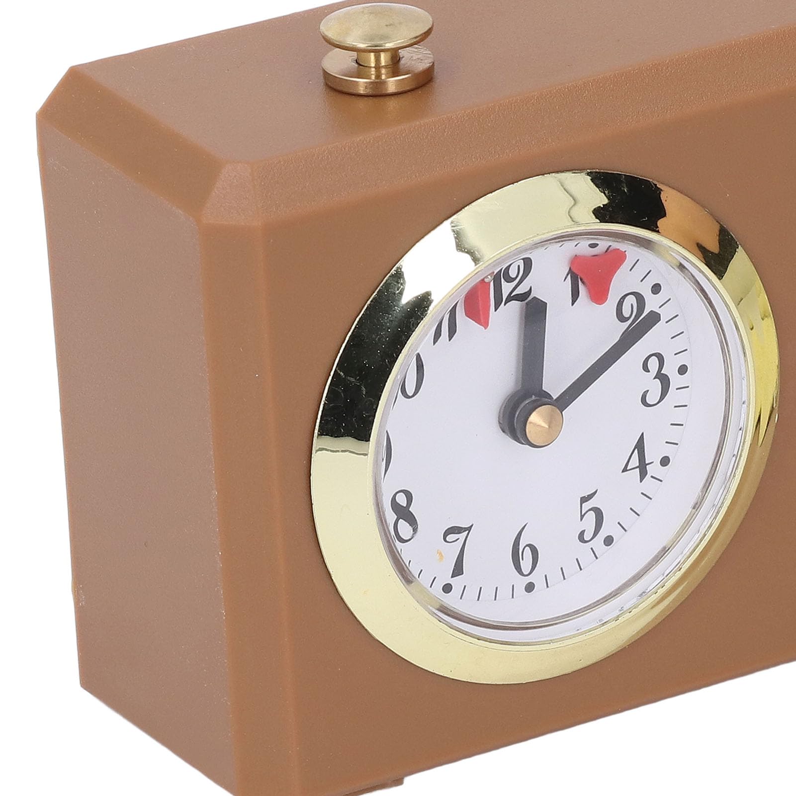 Minuterie D'échecs Analogique Professionnelle en Bois, Minuterie D'échecs, Horloge D'échecs Analogique, Jeu de société, Mécanique de Haute Précision pour Divers Jeux, Aucune