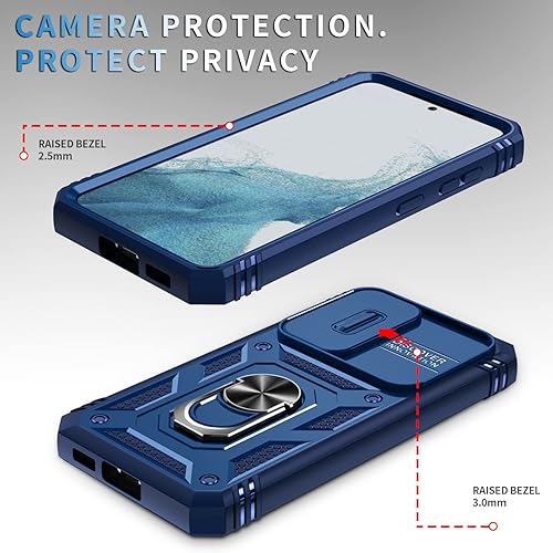 Miniatura 10 de DAWEIXEAU Funda protectora para Galaxy S23 Ultra de 6.8 pulgadas, resistente a los impactos, con función atril para Samsung Galaxy S23 Ultra de 6.8