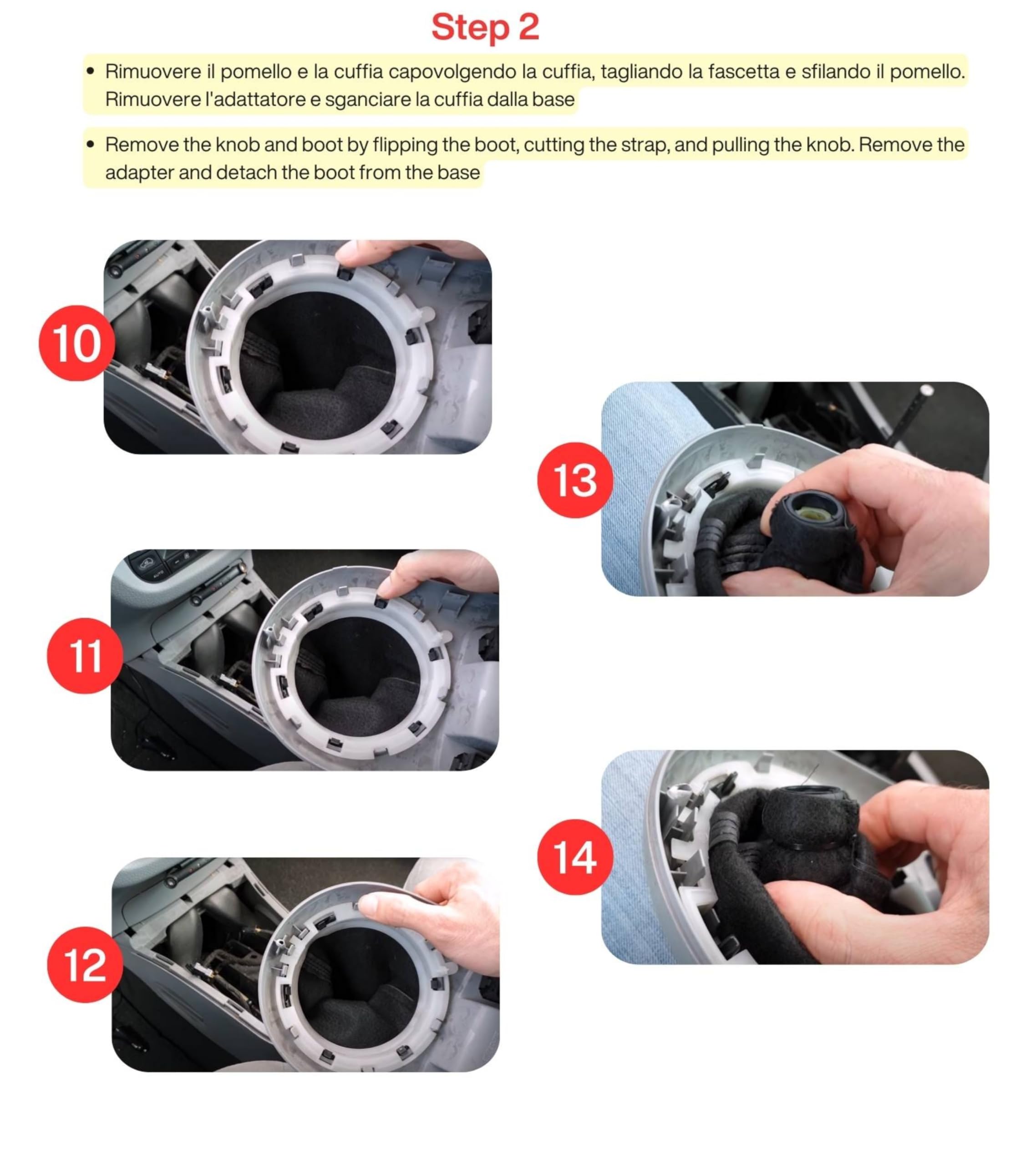 1neiSmartech Kit Pommeau de Levier de Vitesses 5 Rapports, Soufflet Noir, Bague, Cadre Extérieur Argent, Adaptateur, Compatible avec Citroën C3 2003-2009, OEM 2403CV, 1606400280, 7589T8, 7589V0