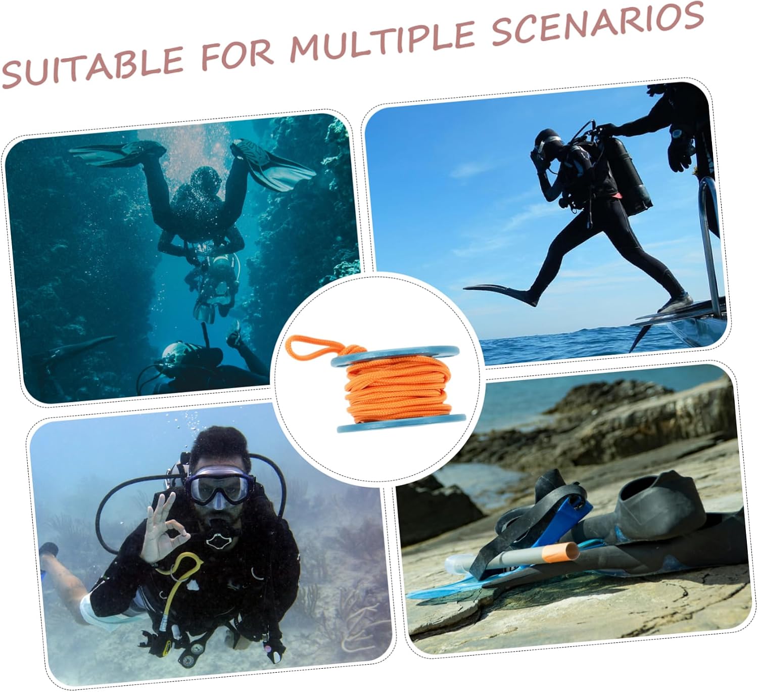 Finger Reel Diving Tool Scuba Diving Spool Accessory Mini Line Reel for Divers