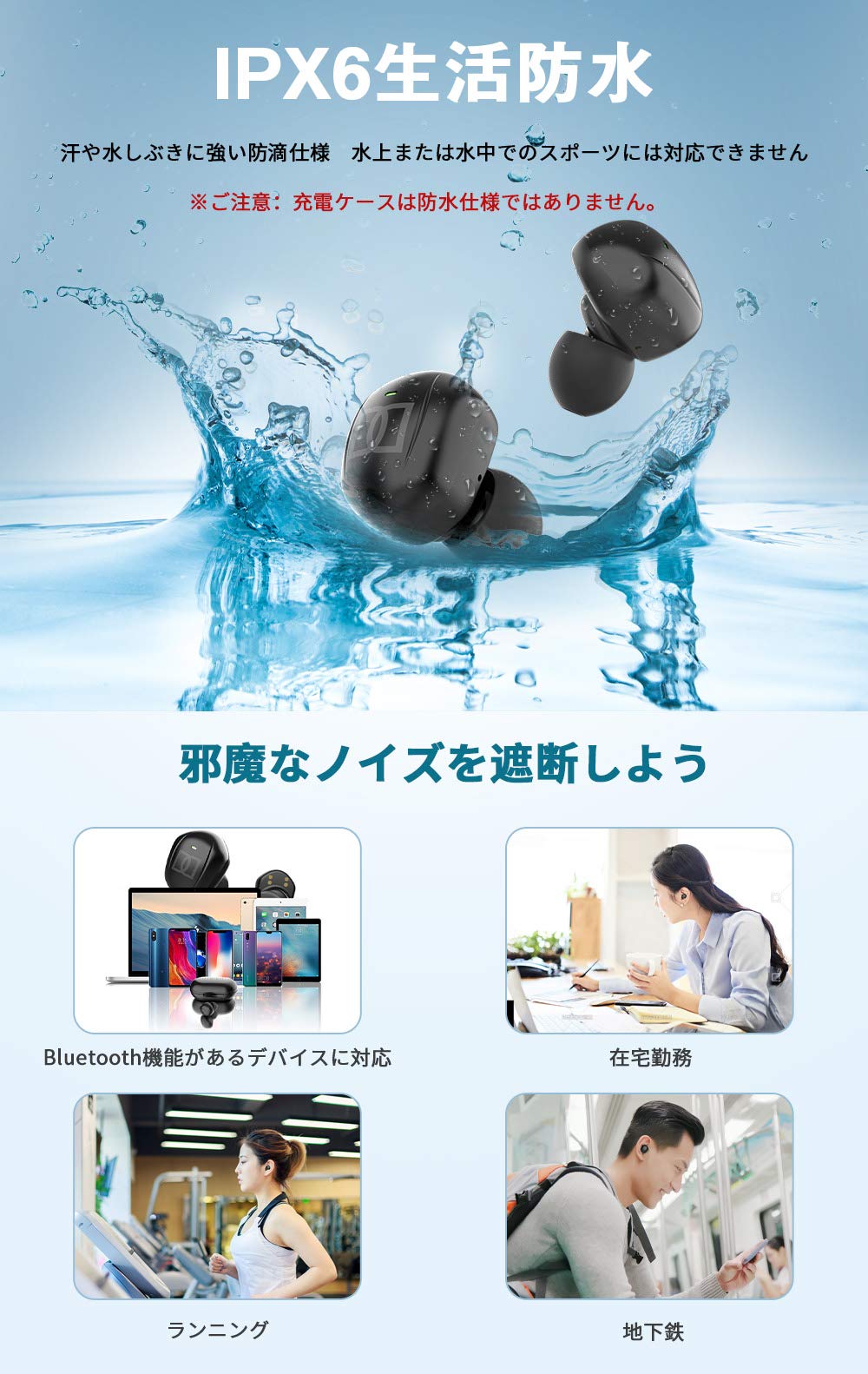 Amazon.co.jp: アクティブノイズキャンセリングイヤホン