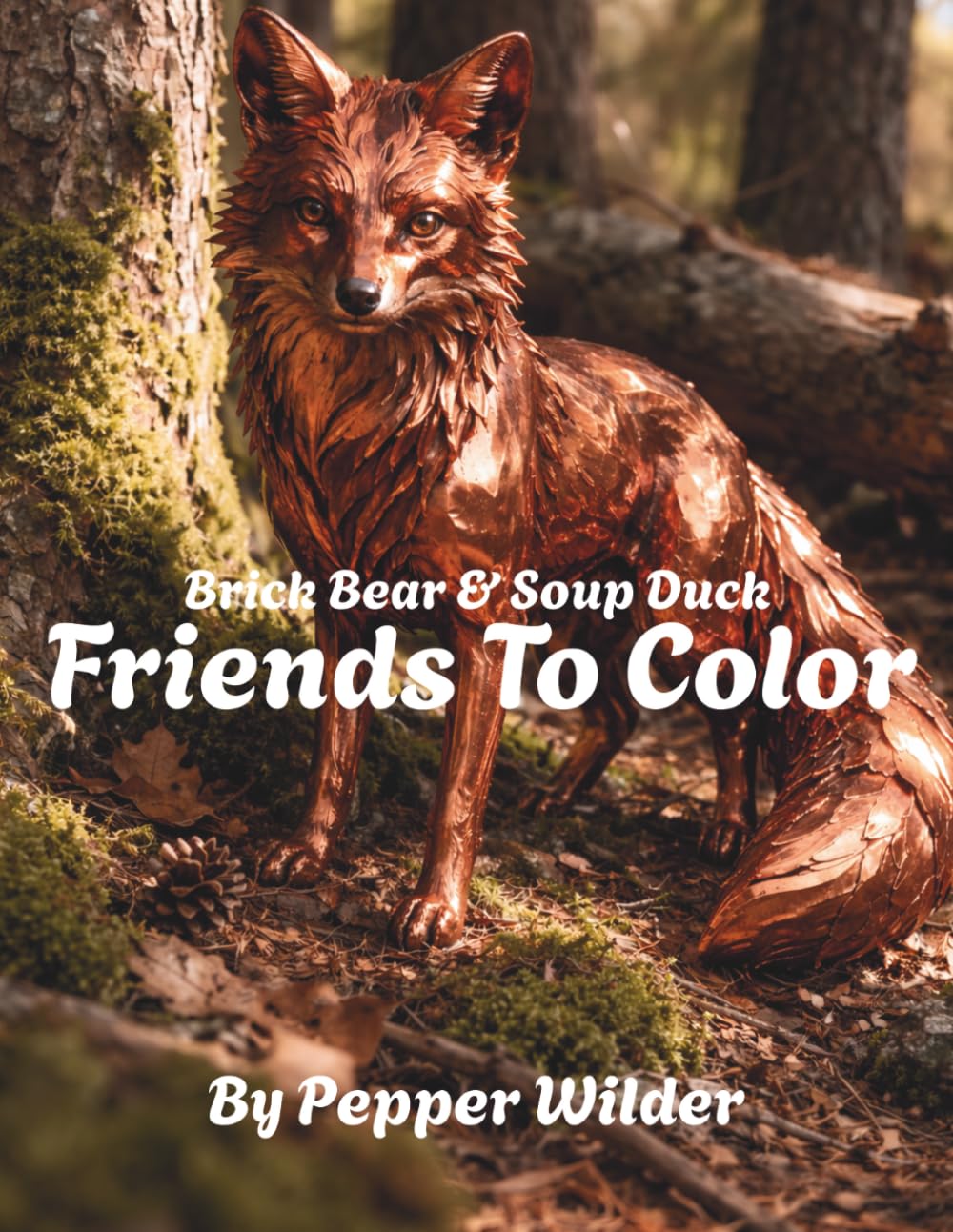 The Adventures Of Brick Bear & Soup Duck: Friends To Color
