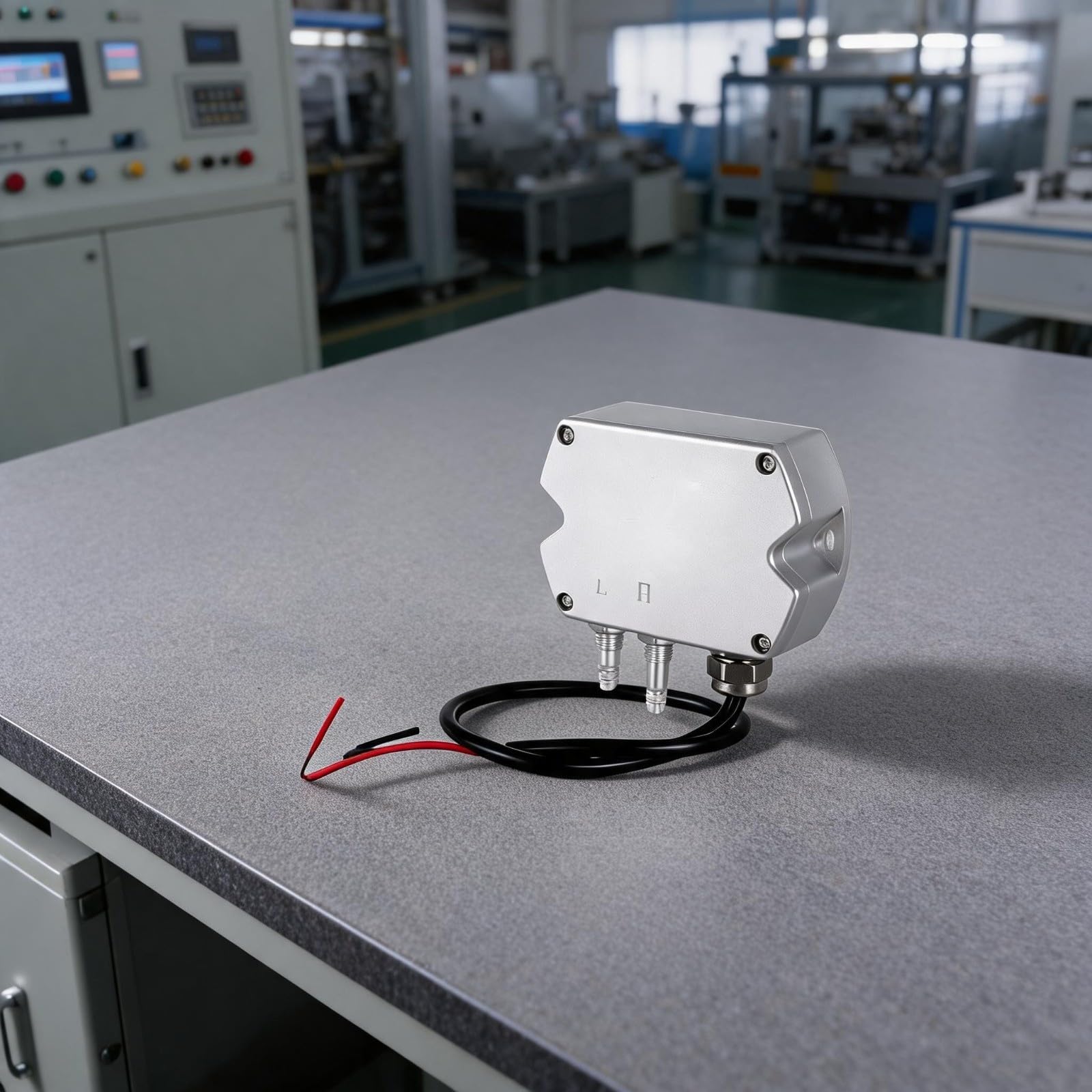 Gas Differenzdrucktransmitter 4-20mA, Messbereich 0-100 bis 500 Pa(0-500Pa) | Aluminum Housing, 0-500Pa Range, Dry Gas Monitoring, für hvac & Industrial Automation, High Accuracy Sensor