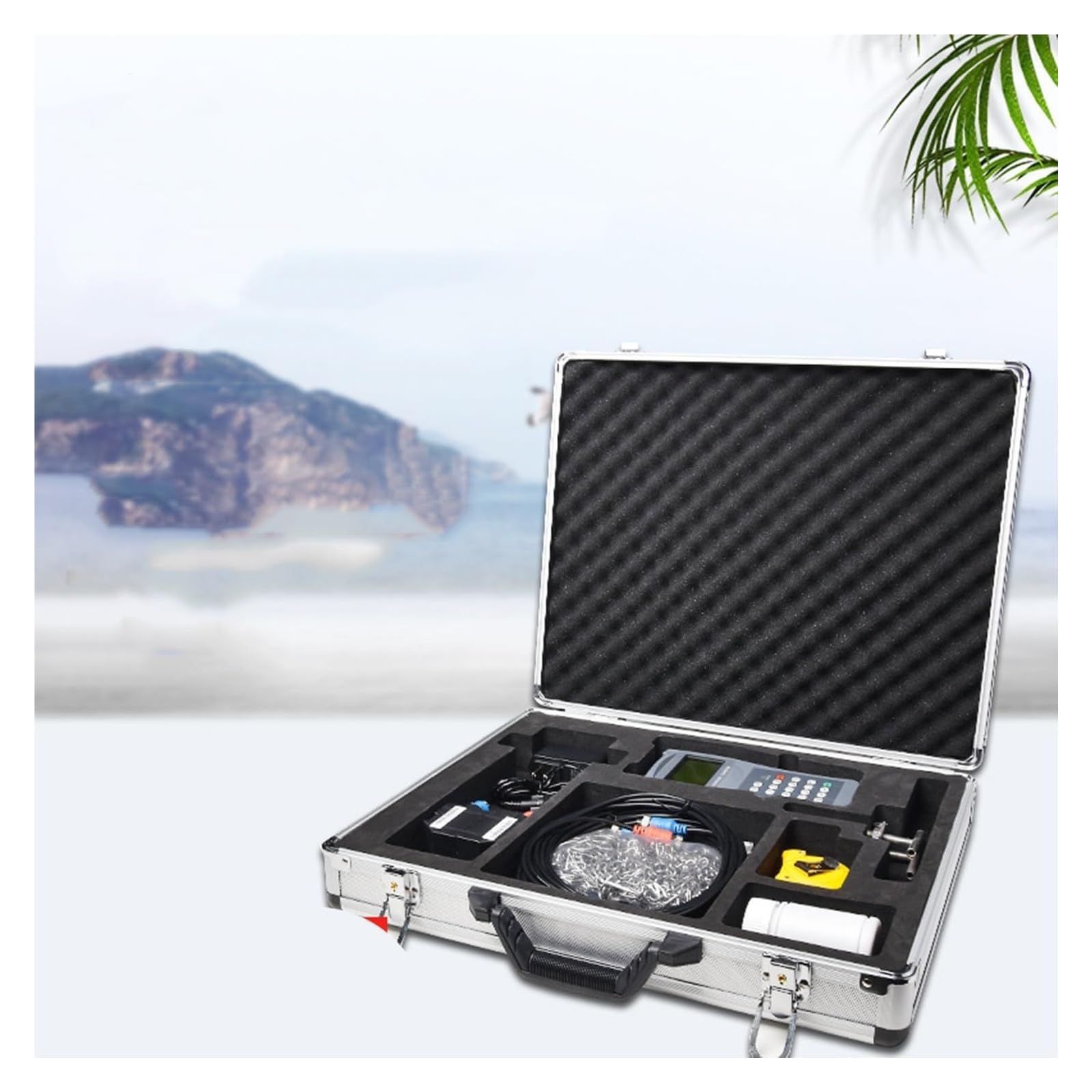 Medidor de flujo ultrasónico manual, medidor de velocidad Digital de tiempo de tránsito medidor de flujo ultrasónico, TDS-100H-M1/M2+S1/2 medidor de flujo de agua medidor de flujo Digital DN15-100mm