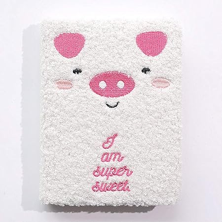 Amazon Artispro 日記帳 システム手帳 可愛い カラーページ 上質紙 防水 おしゃれ 交換日記 通学手帳 ノートブック ノート 日記 夢日記 文房具 中学生 高校生 進学お祝い 誕生日 クリスマスプレゼント ホワイト 豚 日記帳 文房具 オフィス用品