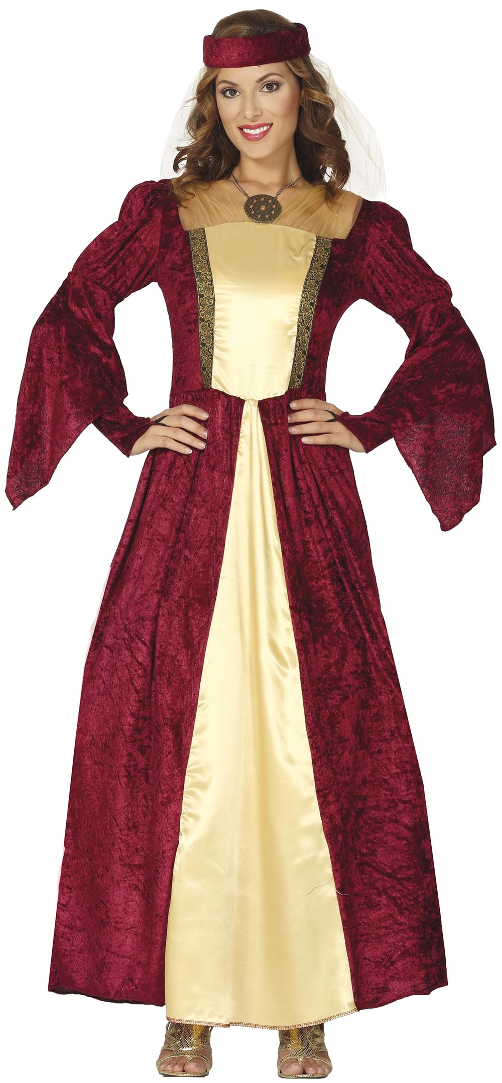 Guirca 88673 – Adult Medieval Lady Size L 42 44
