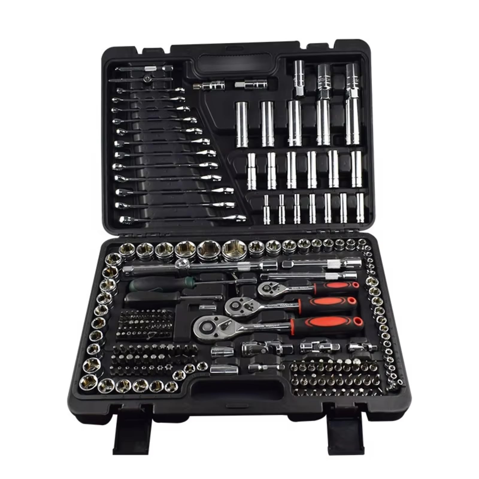 Set di attrezzi meccanici 216 Pz Utensili A Mano Set Box 72 Denti Chiave A Cricchetto Presa Herramientas Meccanica Auto Set Di Strumenti Kit Di Attrezzi La Casa Con Utensili A Mano