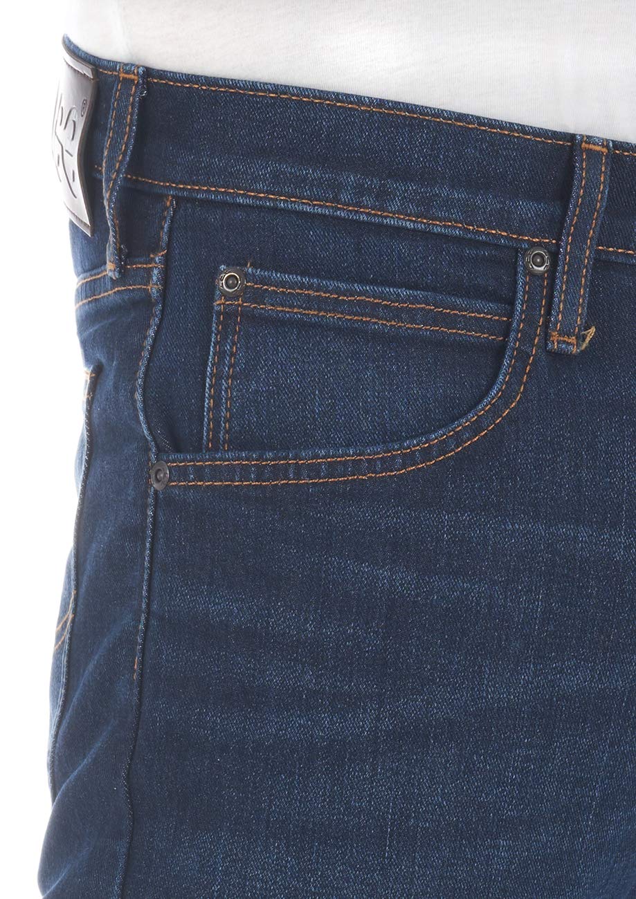 Lee Jeans Herren Stretch Regular Fit Daren Zip Fly Straight Fit Jeanshose
