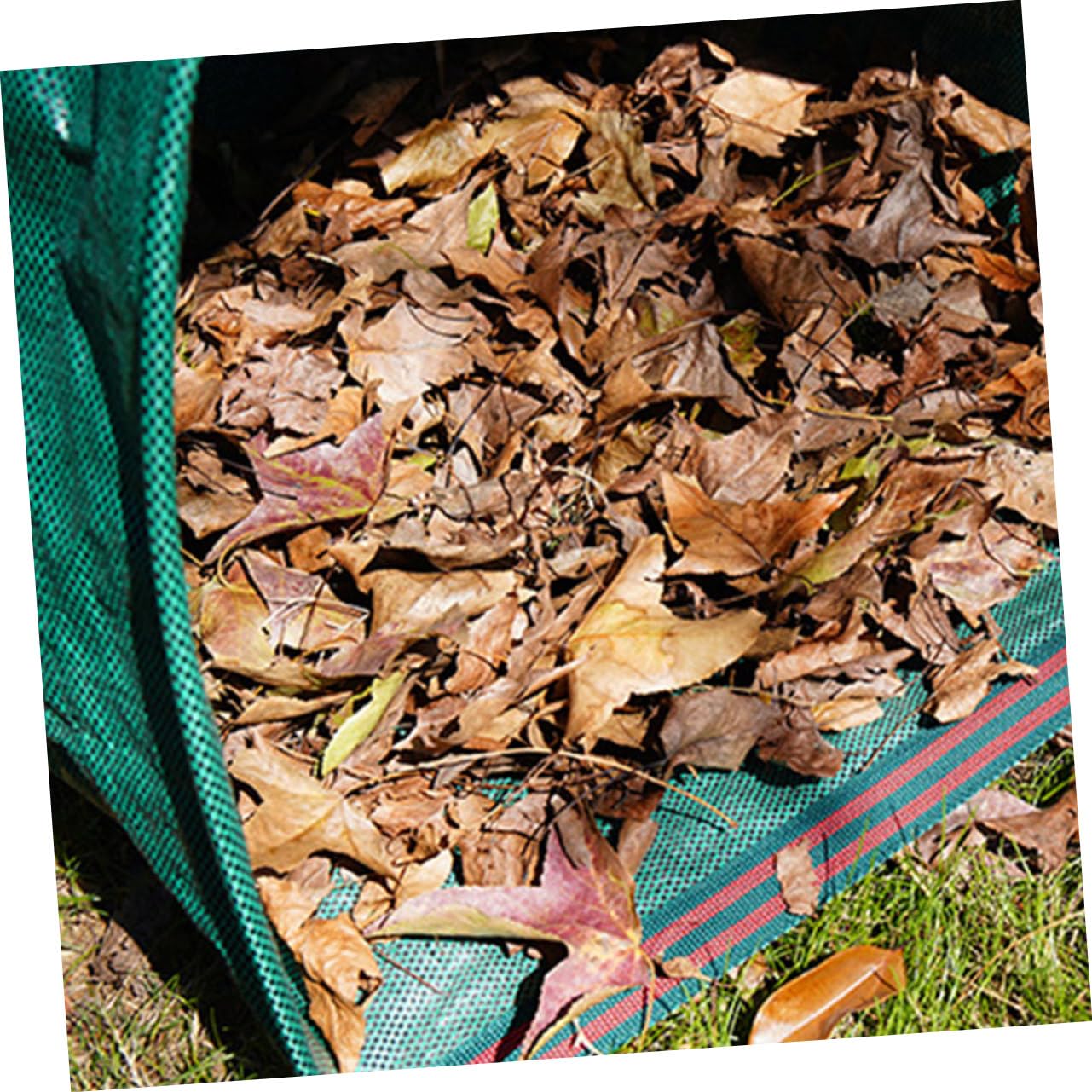 Laubbeutel Herbst Party Großer Pp Gartensack mit Griffen Grün