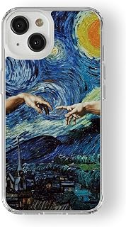 Multitronic iPhone 15 Uyumlu Yıldızlı Geceler Kolaj Tasarım Baskılı Şeffaf Kılıf