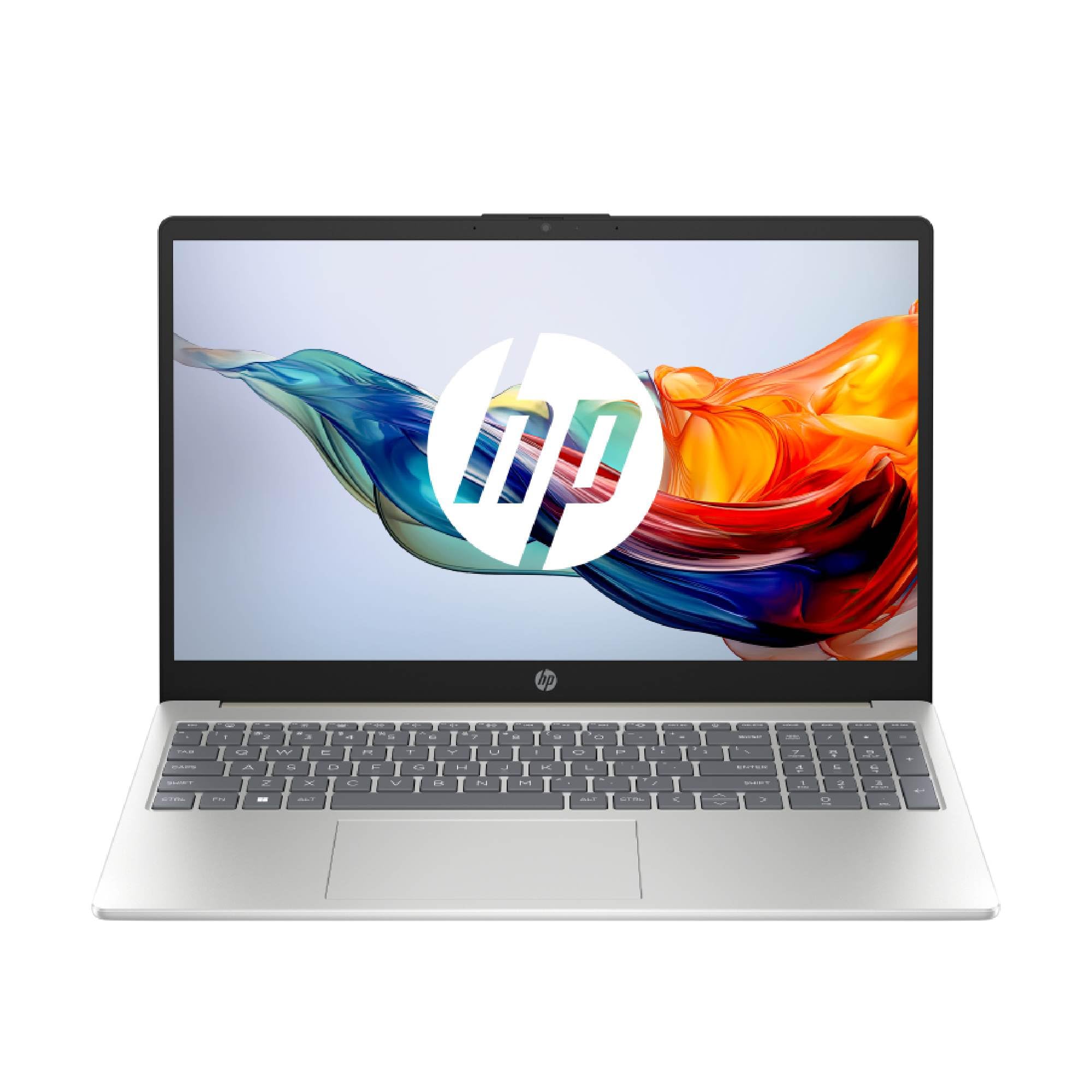 HP 15-fc0012sf Ordinateur Portable 15,6" FHD, PC Portable (AMD Ryzen 3-7320U, RAM 8 Go, SSD 512 Go, AMD Radeon Graphics, Windows 11), Laptop Argent, Clavier AZERTY